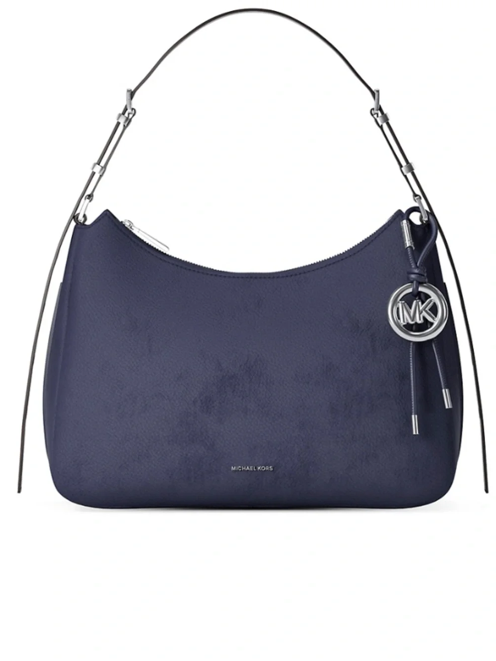 Michael Kors Nolita Medium Convertible Leather Shoulder Bag NWT Navy
